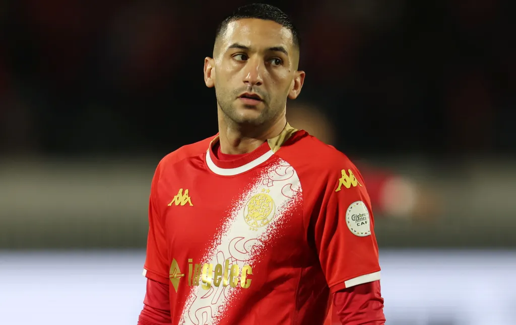 Hakim Ziyech privé de son 2e match avec le Wydad ?