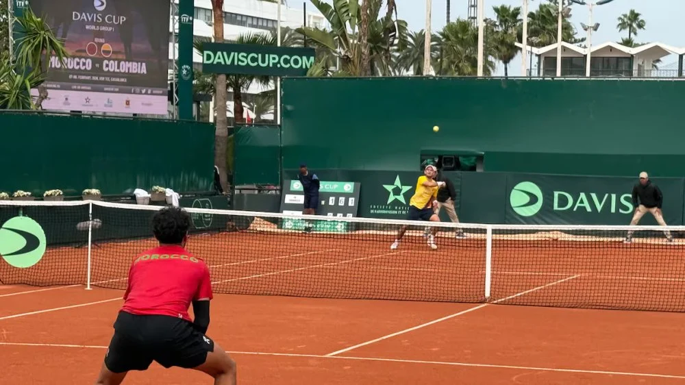 Coupe Davis : Grande prestation du Maroc malgré la défaite face à la Colombie
