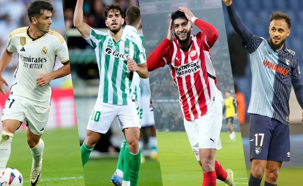 Lions de l&rsquo;Atlas : Brahim, Saibari, Ezzalzouli et Boufal décisifs en Europe