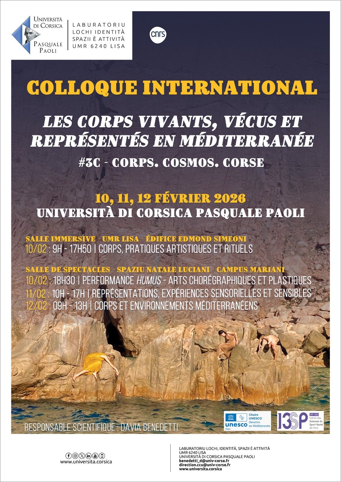 Corte – L’Université de Corse accueille un colloque international sur le thème des « corps vivants »