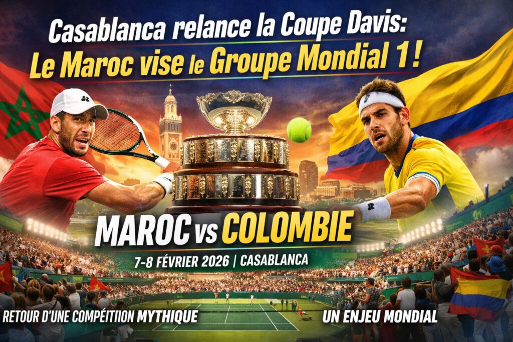 Casablanca remet la Coupe Davis sur le devant de la scène et le Maroc joue une place au groupe mondial 1