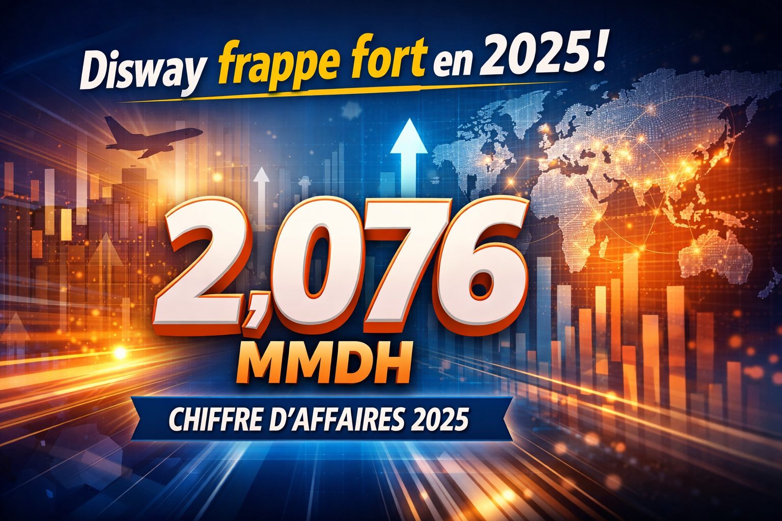Disway accélère en 2025 : ce que révèle un chiffre d’affaires à 2,076 MMDH