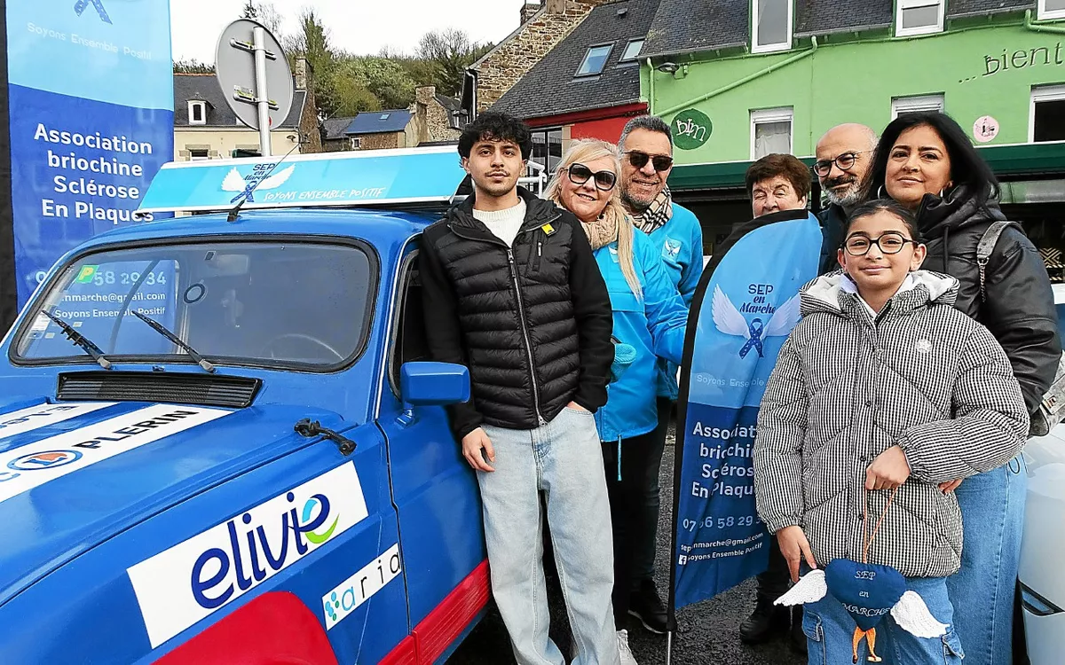 L’association Sep en marche aux côtés des pilotes briochins du 4 L Trophy