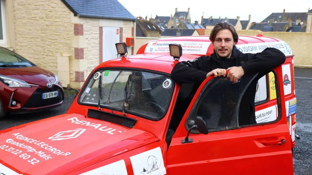 Clément Hue, de Grandcamp-Maisy, embarque pour le 4L Trophy dans le désert au Maroc