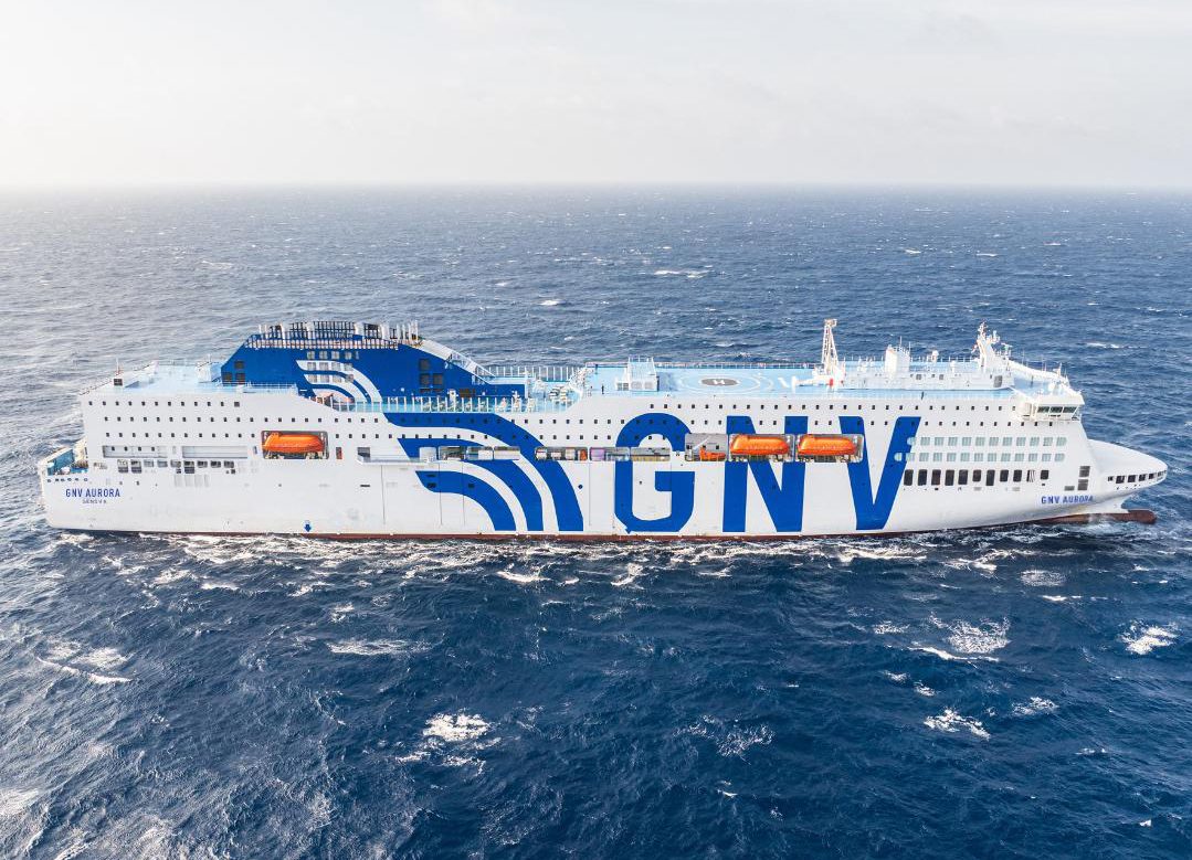 GNV prend livraison de l’Aurora, son deuxième ferry à propulsion GNL